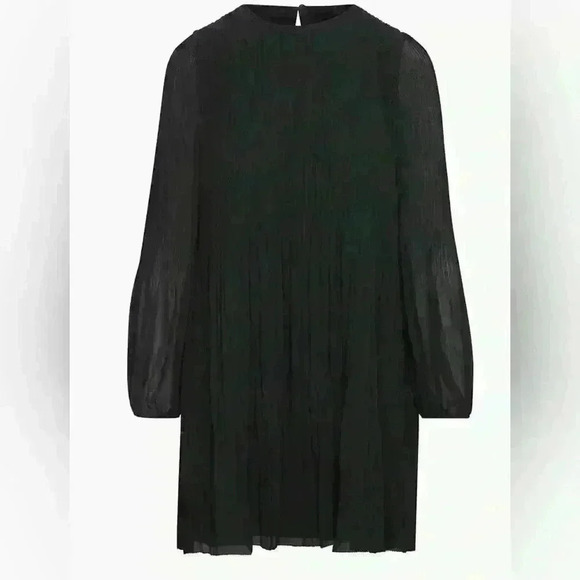 Aritzia Wilfred Daydreamer lightweight Mini Black Sheer Chiffon Short Size XXS - Picture 5 of 11